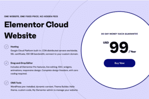 Elementor cloud hosting