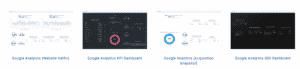 SEO dashboard data