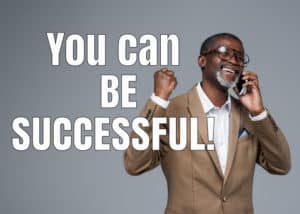 Business man success